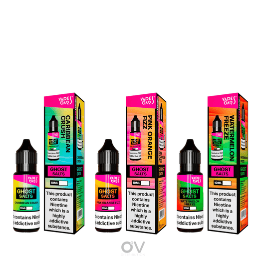 Vapes Bars Ghost Nic Salts - Banana Foam Sweets - Online Vapes